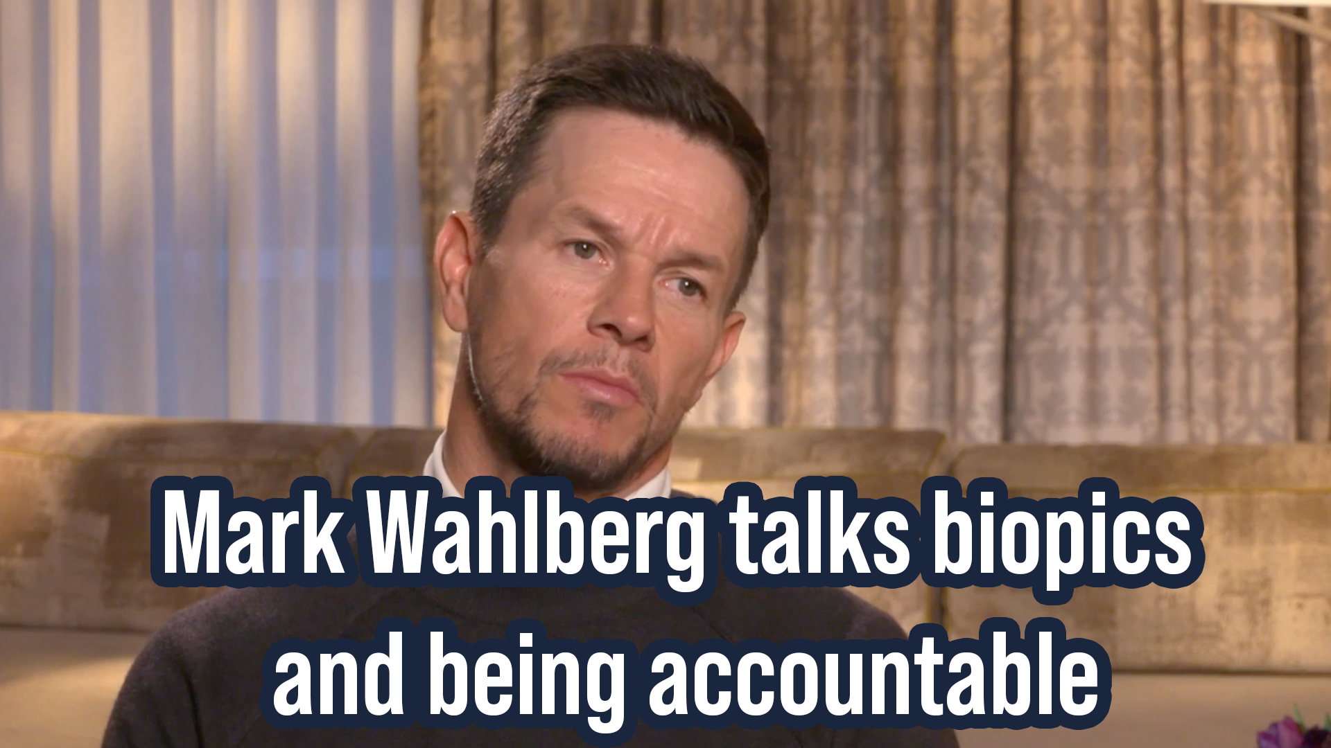 Mark Wahlberg talks biopics and being accountable